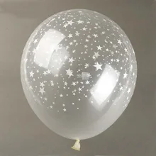 Звездный принт латексный шар 12 дюймов 3,2 г толстый прозрачный воздушный шар из латекса свадебное украшение на детский день рождения балон домашний декор