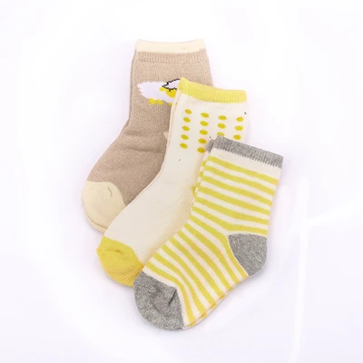3 пары новых детских носков хлопок милые носки с совами и овечками носки на детей 1-7 лет детская одежда для мальчиков и девочек - Цвет: Sheep