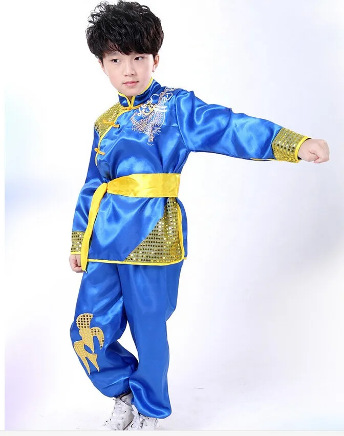 Детский костюм с длинными рукавами для тхэквондо, добок, ушу, кимоно, одежда для дзюдо, китайский костюм кунг-фу, тайцзи, форма для боевых искусств