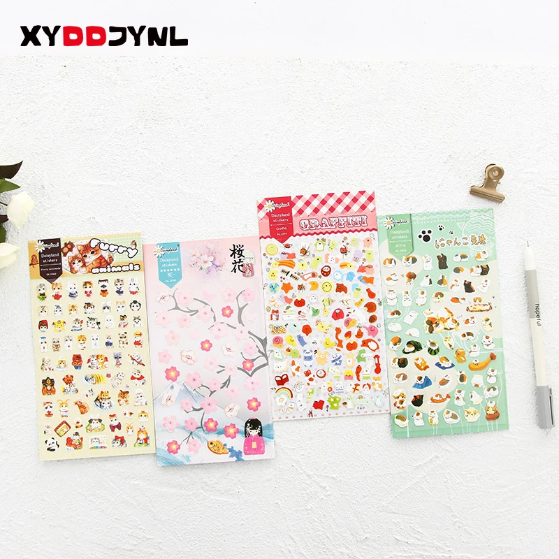 1 Lembar Stiker Pvc Cantik Untuk Buku Harian Buku Catatan Dekorasi Alat Tulis Stiker Kartun Kemasan Label Perlengkapan Sekolah Stickers For Stickers For Diarystickers Cartoon Aliexpress