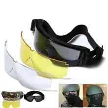 USMC армейский страйкбол X800 защитные очки для спорта на открытом воздухе Тактические Солнцезащитные очки 3 линзы очки