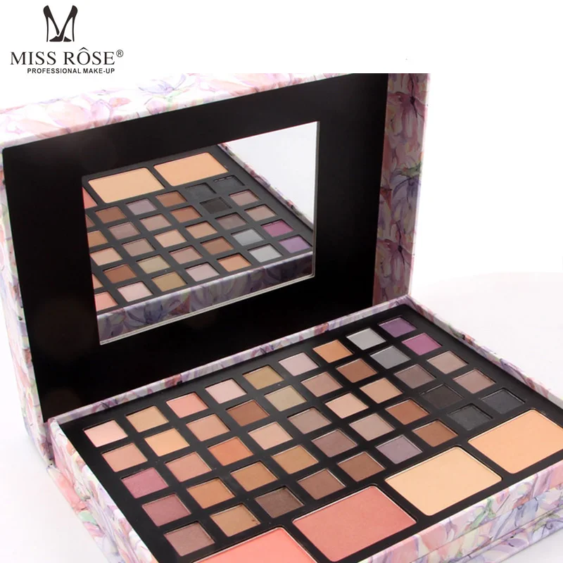 

Miss Rose 1 set Matte Eyeshadow Pallete Make Up Earth Palette Eye Shadow Makeup Glitter Waterproof Lasting Makeup 2 colors