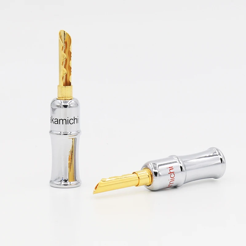 Позолоченный штекер банана Nakamichi 24K BFA|Коннекторы и разъёмы| |