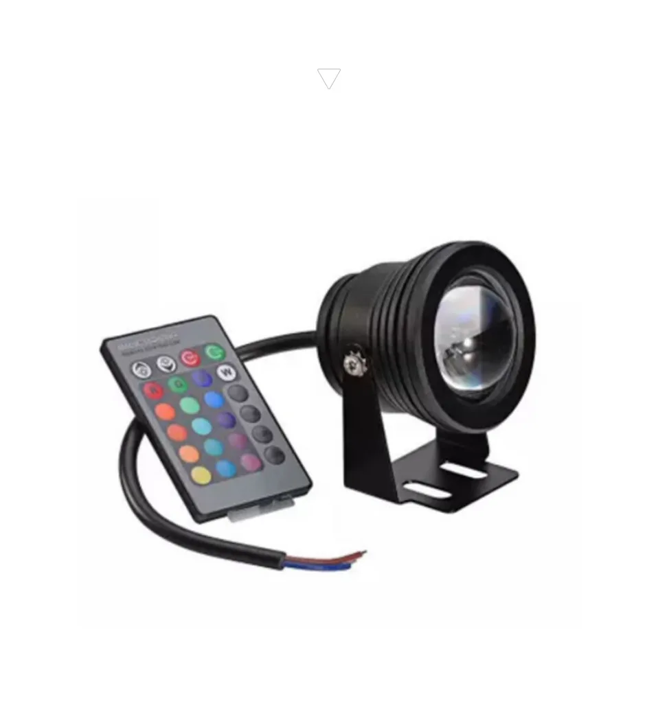Пульт дистанционного управления 220 V 110 V RGB светодиодные фонари для сада 10 W открытый прожектор лампары для газона