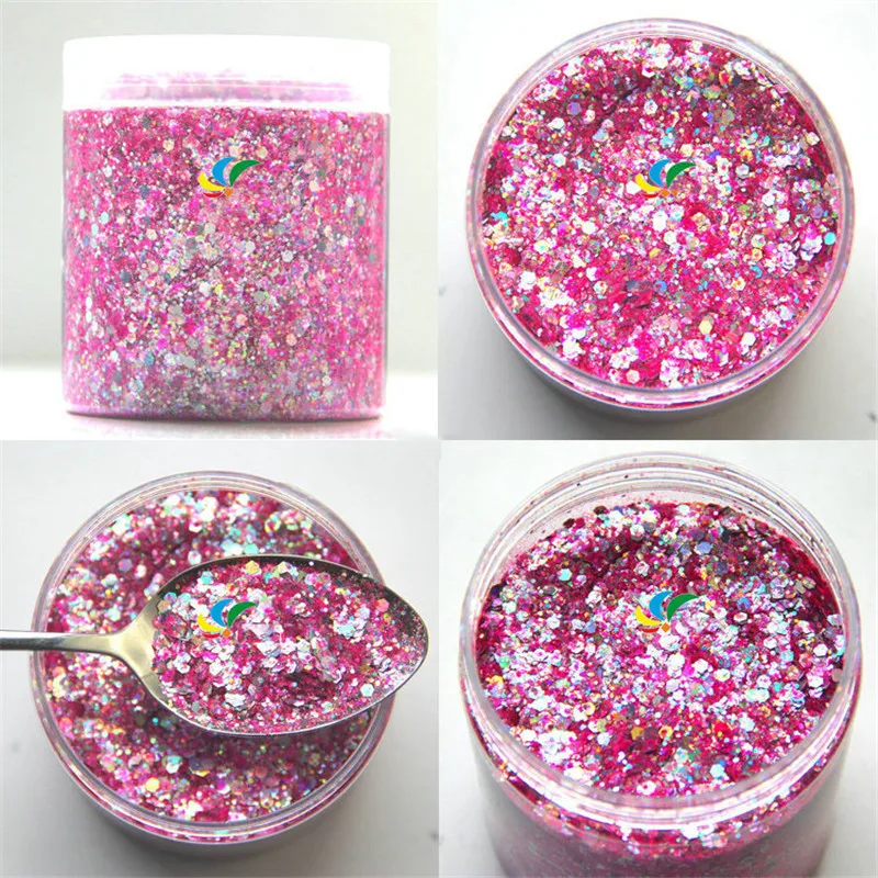 

1pcs Glitter Sequin Nails 28 Colors Mixed Dust Flake Sequins MD1 Laser Glitters Powder Paillette For Nail Art Decoration 50G/BAG