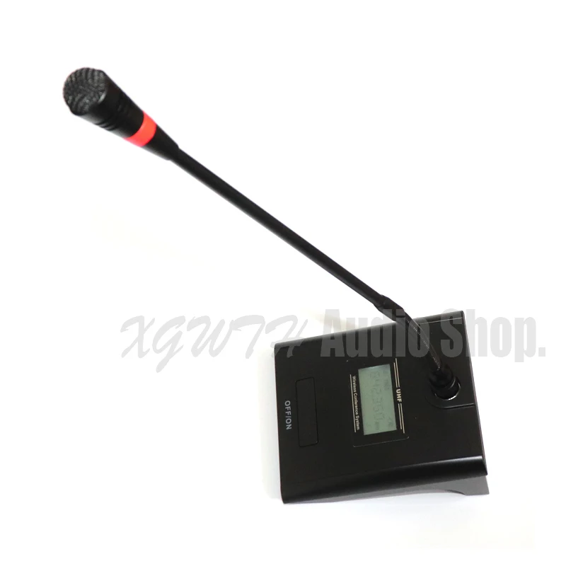 4x60 قناة الرقمية ميكروفون لاسلكي نظام UHF مع الصوت 2 معقوفة مؤتمر 2 كاريوكي يده الديناميكي قلبي Mic