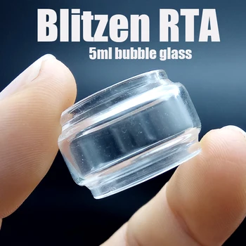 

2pcs Original vapesoon fatboy Blitzen RTA Atomizer 5ml Glass Tube For Blitzen RTA Atomizer bubble glass Atomizer tank
