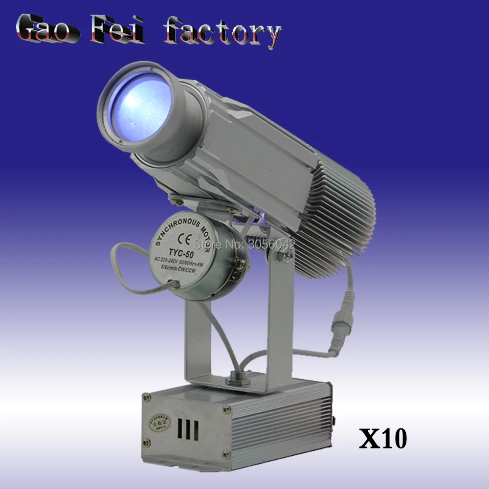 

10PCS/LOT Stage Lighting Effect High quality LED Custom lmage Gobo 30W Shop Mall advertising image projections