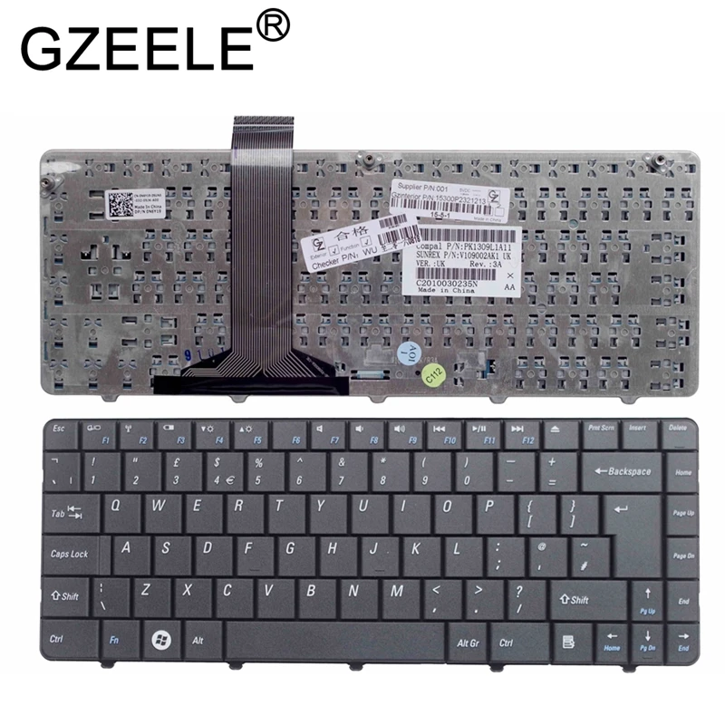 

GZEELE New Keyboard FOR DELL INSPIRON 11Z MINI 1110 laptop notebook keyboard US version 62FTW 062FTW