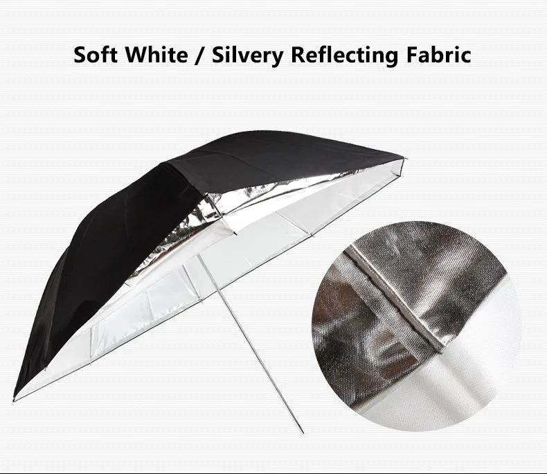 Translucent and Reflector 2in1 Double-Layer Umbrella (4)