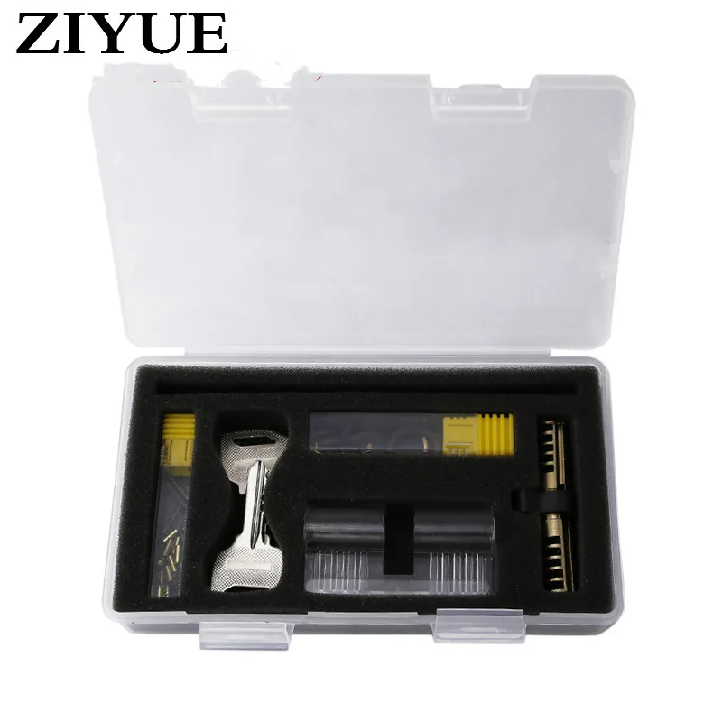 

Free Shipping Transparent Tau Removable Lock Diy Locksmith Practice Lock