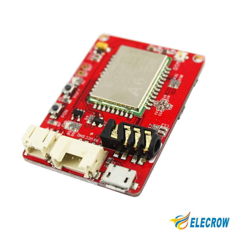 Elecrow A6 GPRS GSM модуль для Arduino Электроника интегральная схема четырехдиапазонный M2M приложение Smart A6 gprs/gsm DIY Kit