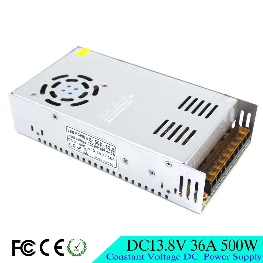 Небольшой Объем Одного выхода 12 в 13 8 В 24 250 Вт источник питания DC12V DC13.8V DC24V DC36V DC48V 500