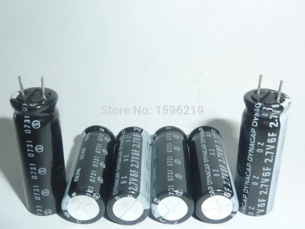 10pcs 2.7V 6F 2.7V 10x30mm ELNA DZ Farad Super Capacitor For Power