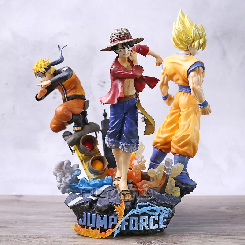 

Jump Force Collector's Edition Monkey D Luffy Son Goku Naruto PVC Figure Collectible Model Toy Brinquedos Figurals