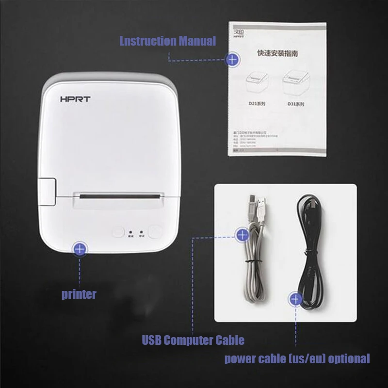 НОВЫЙ Термальный Принтер для этикеток HTRP 60 мм/80 мм чеков|receipt printer|thermal receipt printerbill