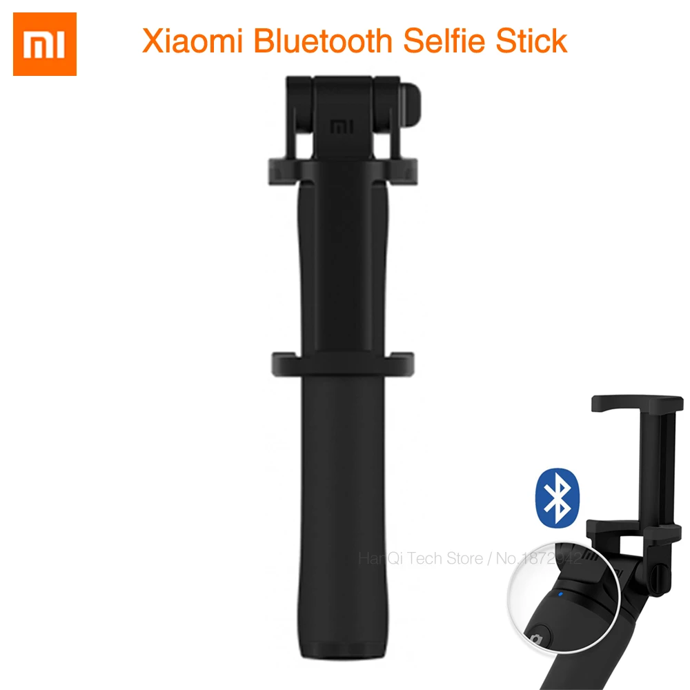 2017 Newest Origiinal Xiaomi Selfie Stick Bluetooth 3 0 Foldable Portable Wireless Control Handheld Shutter For