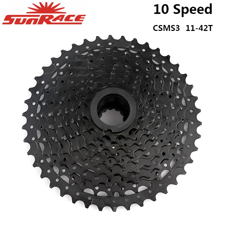 SunRace 10 Speed Cassette CSMS3 CSMX3 11-40T 42T 46T Bike Cassette fit Shimano SRAM Flywheel 11-40 11-42 11-46 10s Cassette