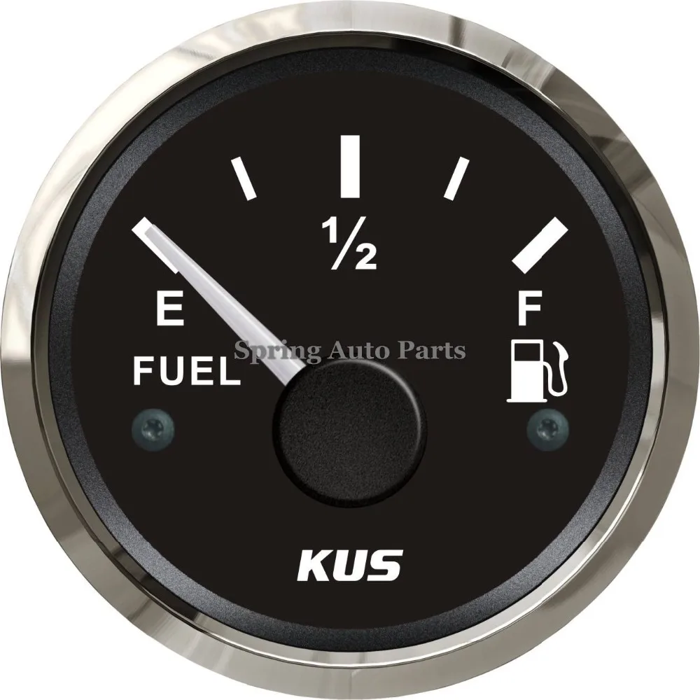 KUS 2" 52mm fuel level gauge fuel level meter 12V 24V with backlight 0