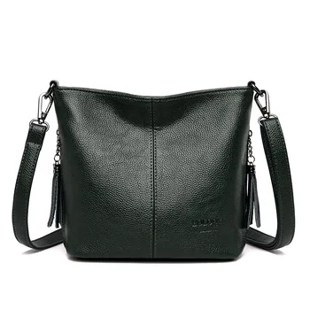 

Fashion Women Crossbody Bags Luxury Lady assel Bucket Bags Handbags Women Bag Designer Leather Messenger Shoulder Bags for Women