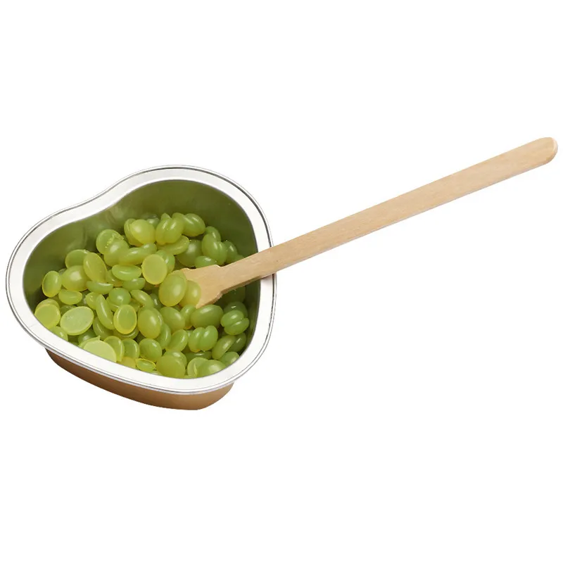 10Pcs Hair Removing Wax Stick Wooden Strips Hard Wax Beans Mixing Tool Cream Wax Kit Tongue Depressor Facial Mask Spatula
