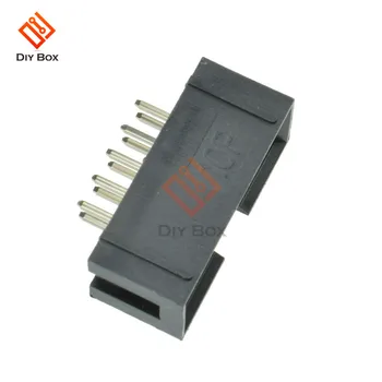 

20PCS 10 Pin 2x5 Pin Double Row 2.54mm Pitch Straight Pin Male IDC Socket Box Header Connector
