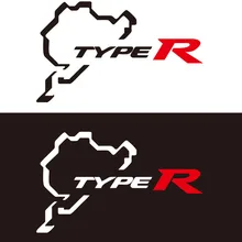 15 centímetros Nurburgring para Honda Type R vinil etiqueta do carro decalque #0138