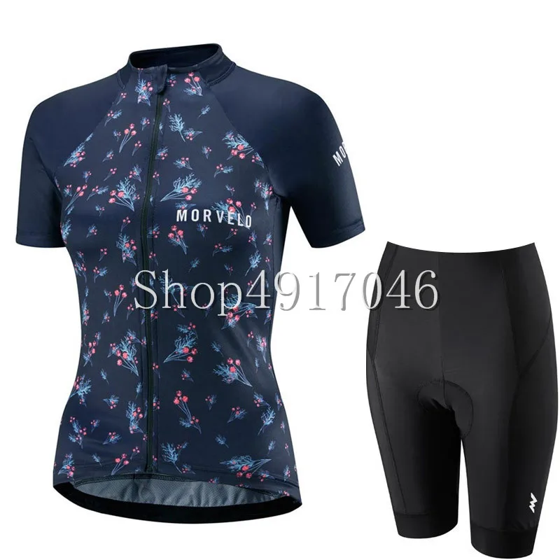 Morvelo для спорта на открытом воздухе, для велоспорта велосипед Джерси 9D шорты женские дышащие полиэстер рубашка Топ велосипедная одежда Ciclismo