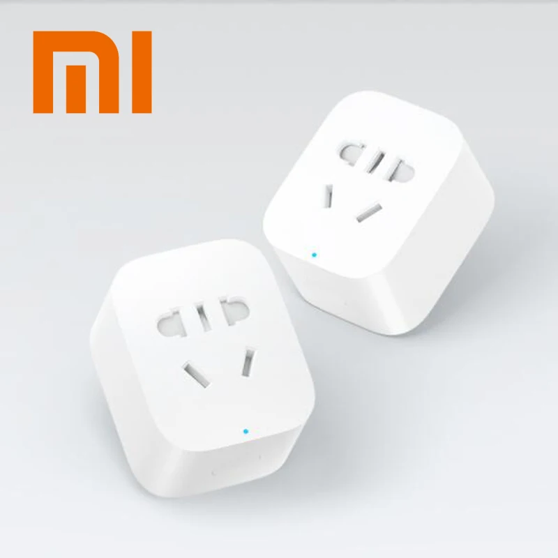 100% оригинальная умная электрическая розетка Xiaomi Mi с Wi Fi и дистанционным