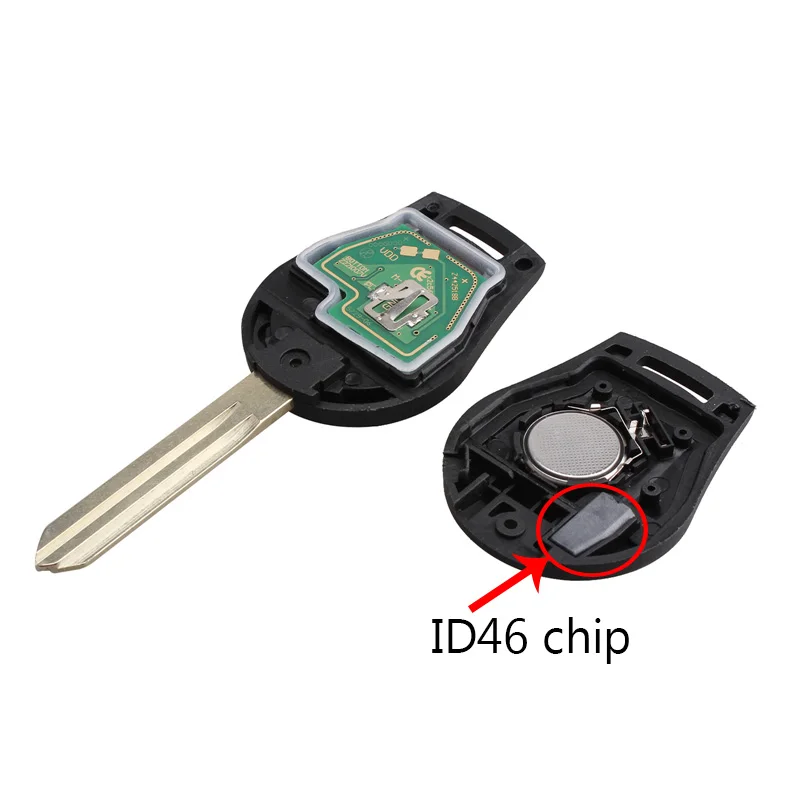 4 кнопки 315 МГц дистанционный ключ для Nissan Versa 2012 2013 для Nissan Rogue 2008- CWTWB1U751 ID46 чип ключ