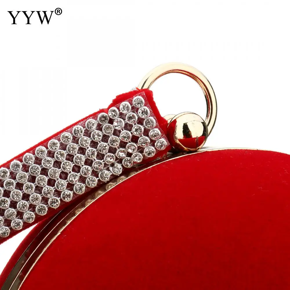 Сферическая красная сумка-клатч для женщин, брендовые роскошные женские сумки с бриллиантами, клатчи известных брендов, женская сумка на плечо с цепочкой