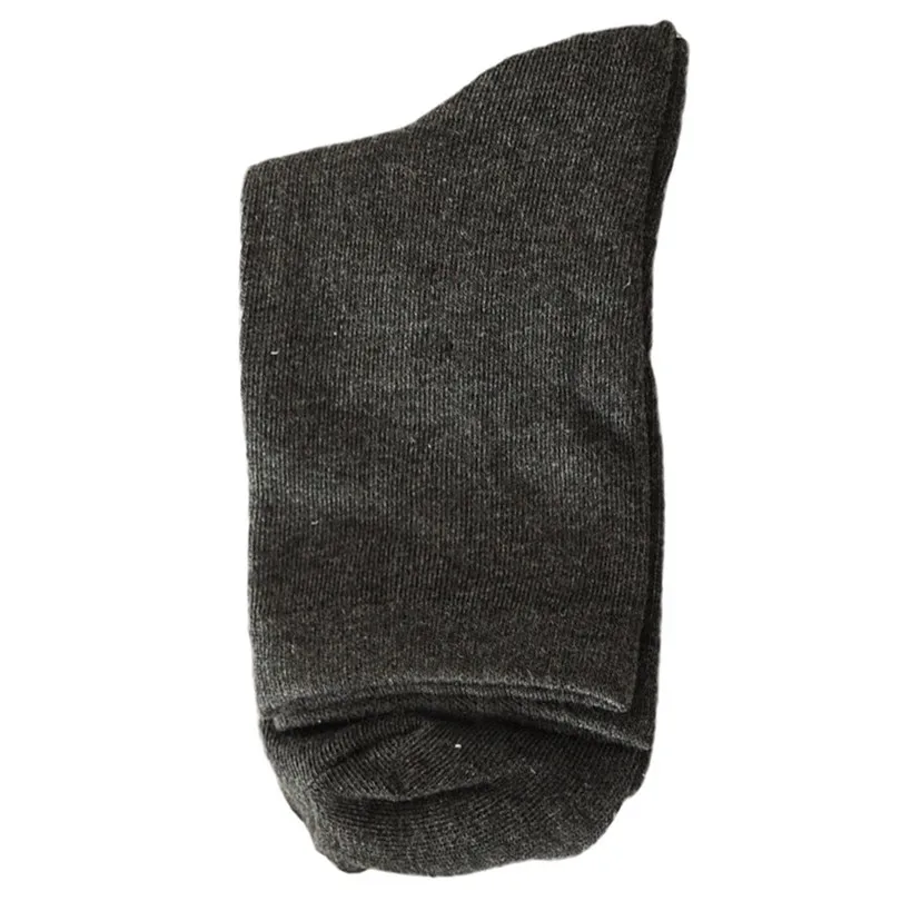 1Pair New Fashion Mens Summer Sport Comfortable Non Elastic 100% Pure Cotton Socks Comfort Soft Grip Diabetic Socks #4F03 (6)