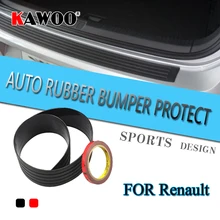 KAWOO For Renault Scenic 3 Megane 2 Fluence Modus Master Rubber Rear Guard font b Bumper