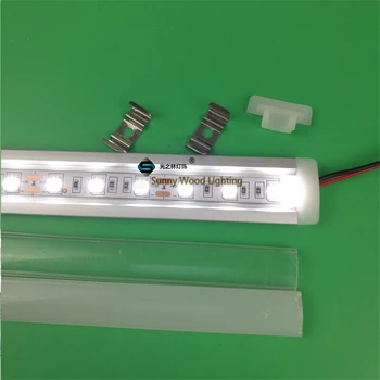 

2pcs/lot 12V 50cm embedded led bar light ,built in rigid strip ,5050 6W led linear strip for cove ,outline ,furniture profile