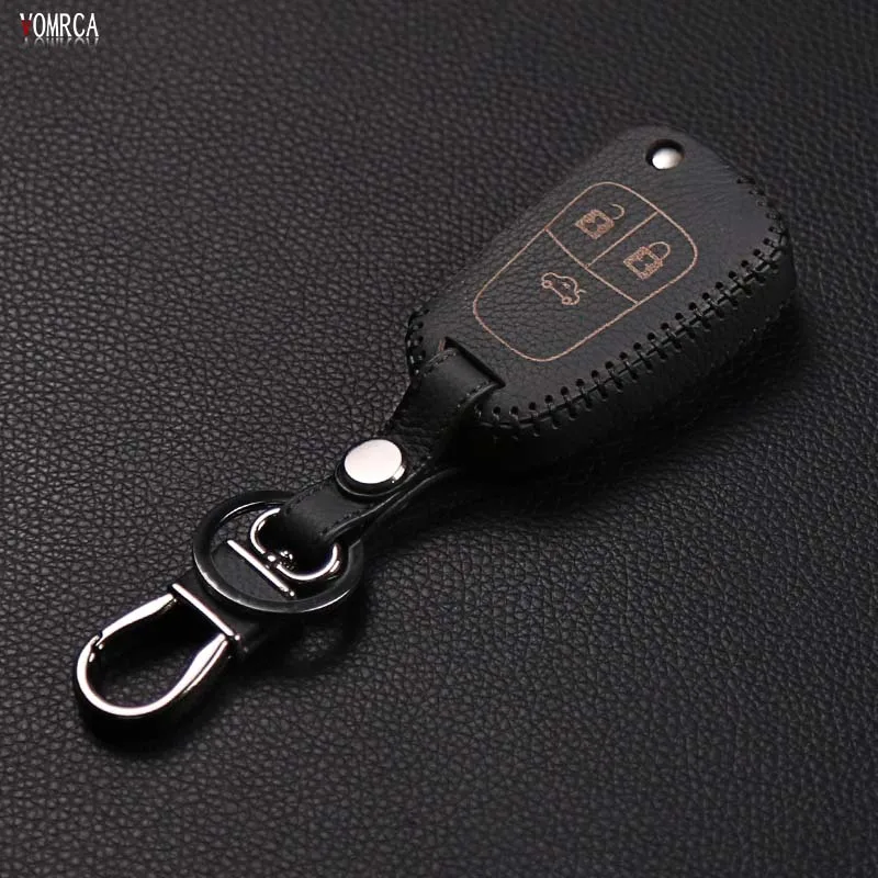 Кожаный брелок для ключей с дистанционным управлением для Chevrolet Cruz OPEL VAUXHALL MOKKA BUICK ENCORE 3 кнопки