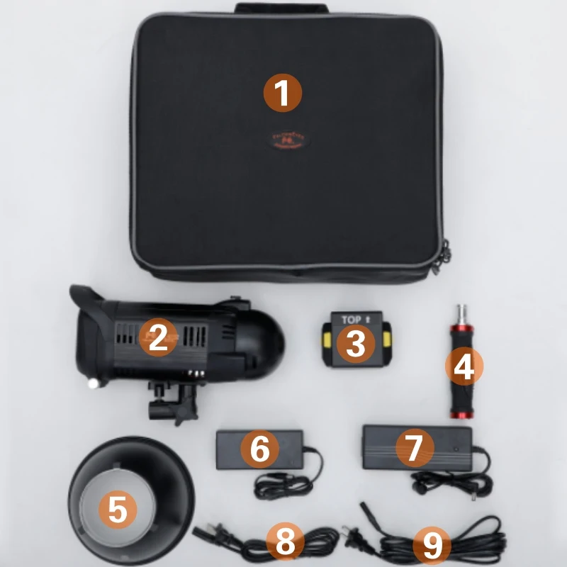  Falcon Eyes LED Studio Video Fill Light 100W Bi-color 3000K-8000K Film Fotografia Lighting With Bow - 32977006071
