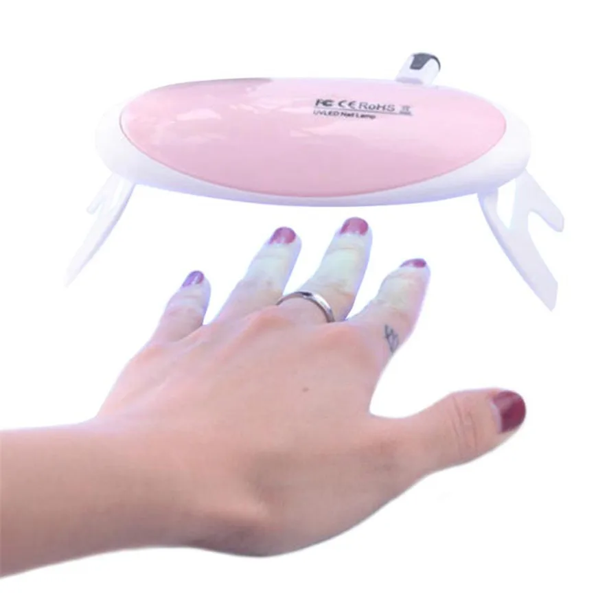 NEW Nails Dryer HAICAR 1PC 8W Mini LED UV Nail Gel Curing Lamp Light
