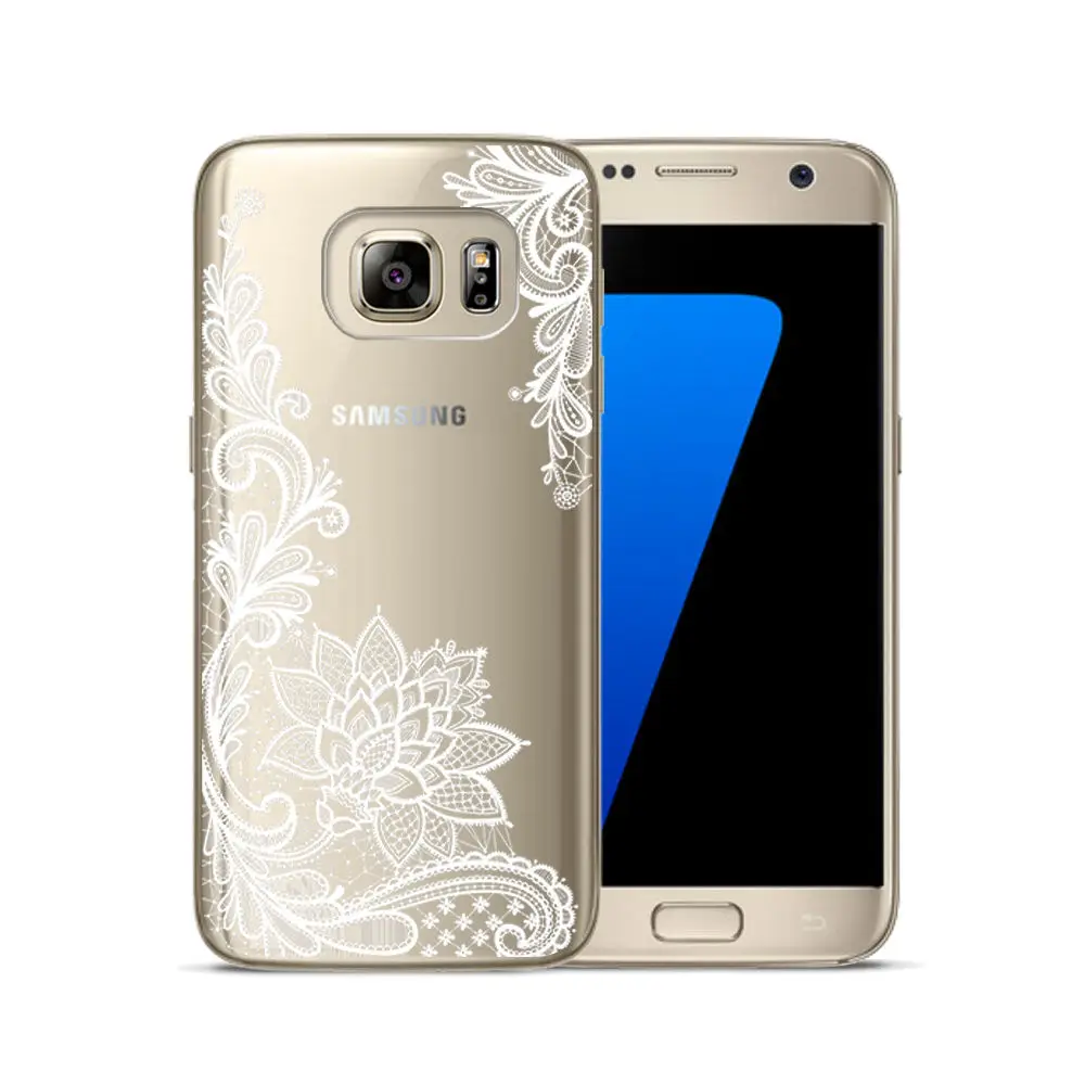 Clear painted Case FOR Samsung S6 Soft TPU Phone Case FOR Samsung S8 Smart Back Protective Phone Cover FOR Galax S5 S7 S8 Plus (3)