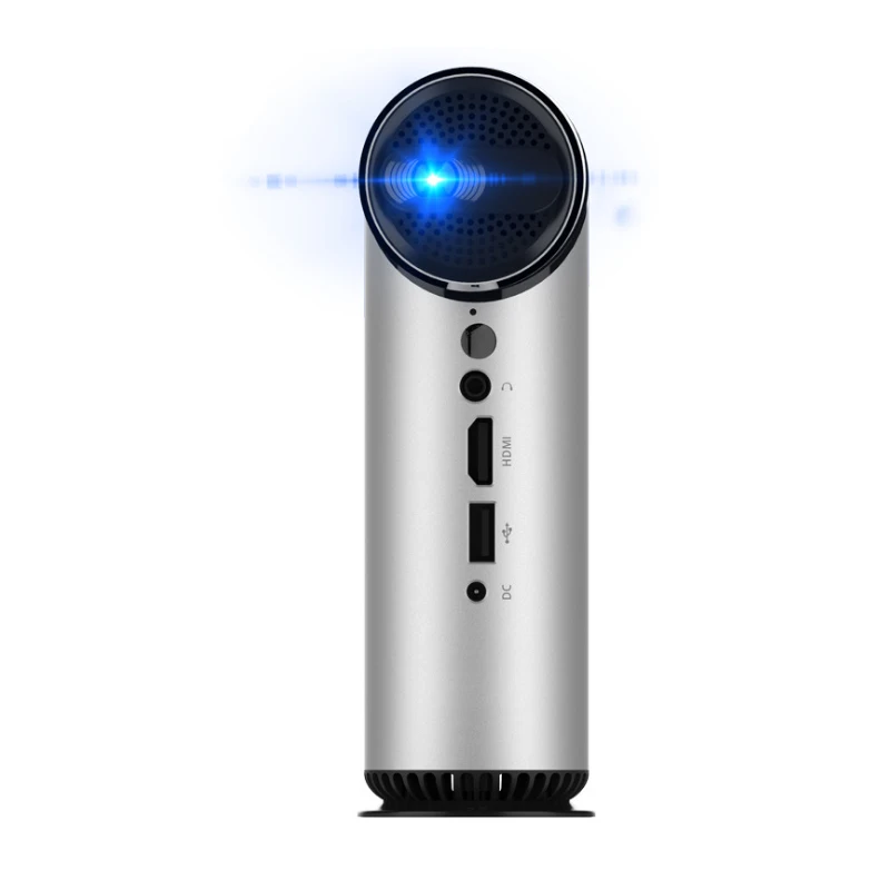 

Mini Projector 1080P Video DLP Wireless Projector with 2.4/5G WiFi Bluetooth Support HDMI USB -Drop