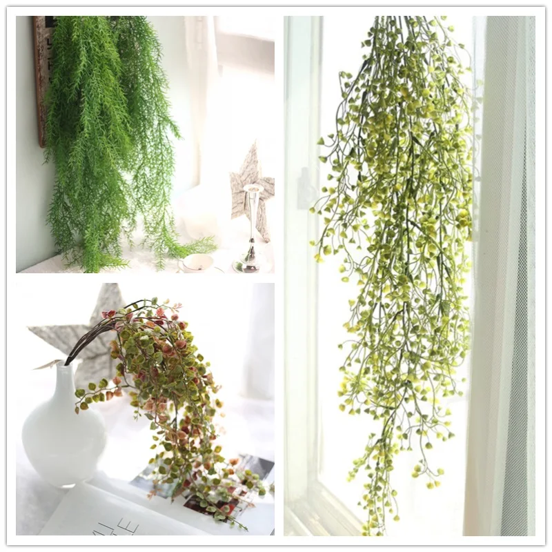 

Artificial Ivy Leaf Artificial Plants Green Garland Plants Vine Fake Foliage Home Christmas Wedding Decoration