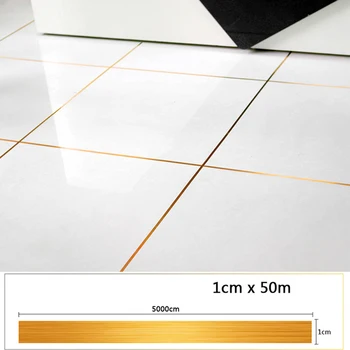 

Tile Waterproof Floor Self Adhesive Sticker Line Decor Home Seam