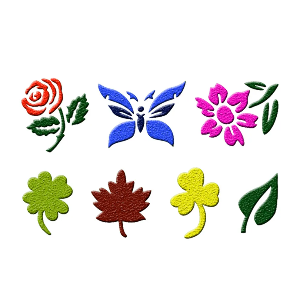 

ISHOWTIENDA Airbrush Stencils Painting Scrapbooking Craft Template DIY DECOR Layering Spray