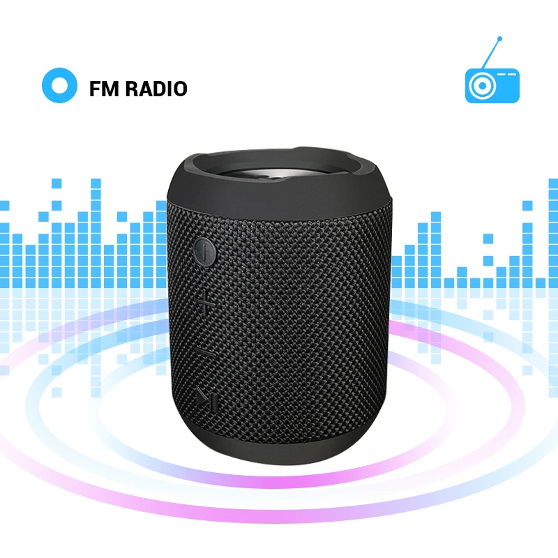 Портативный Bluetooth динамик TWS беспроводной маленький AUX TF fm радио Enceinte