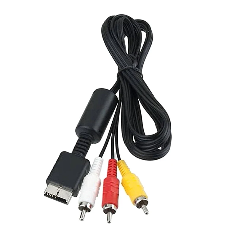 Tonbux 1 8 м новый PVC AV видео аудио кабель для Sony Playstation 2 подарки|Кабели| |