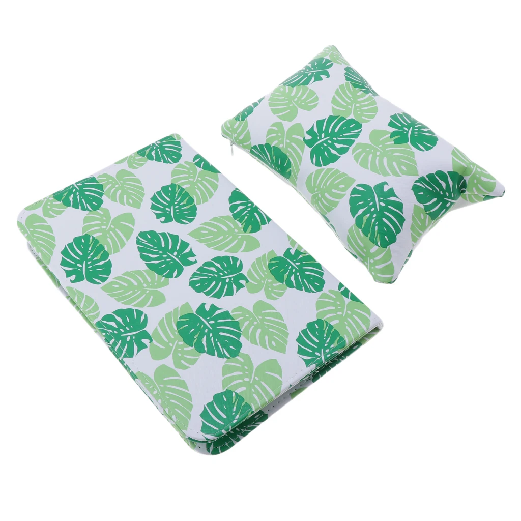 Perfeclan Leather Cushion Pillow Pad Nail Art Arm Rest Manicure Hand Holder