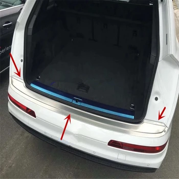 

WELKINRY car cover for Audi Q7 2016 2017 2018 rear tail bumper box gate back door sill threshold scuffproof guard plate trim