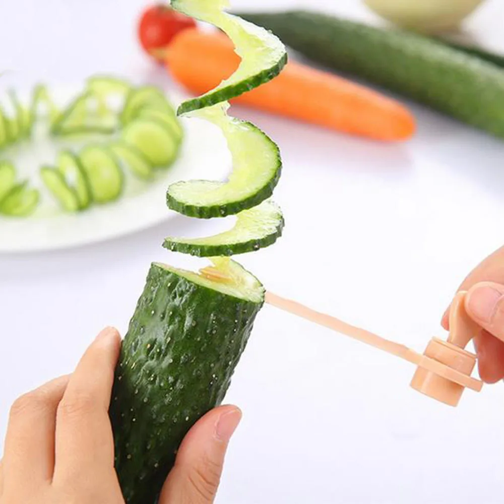 

1pc Manual Slicers DIY Creative Spiral Cutter Twisted Potato Chips Vegetable Carved Carrot Screw Slicer Kitchen Accessories Sale