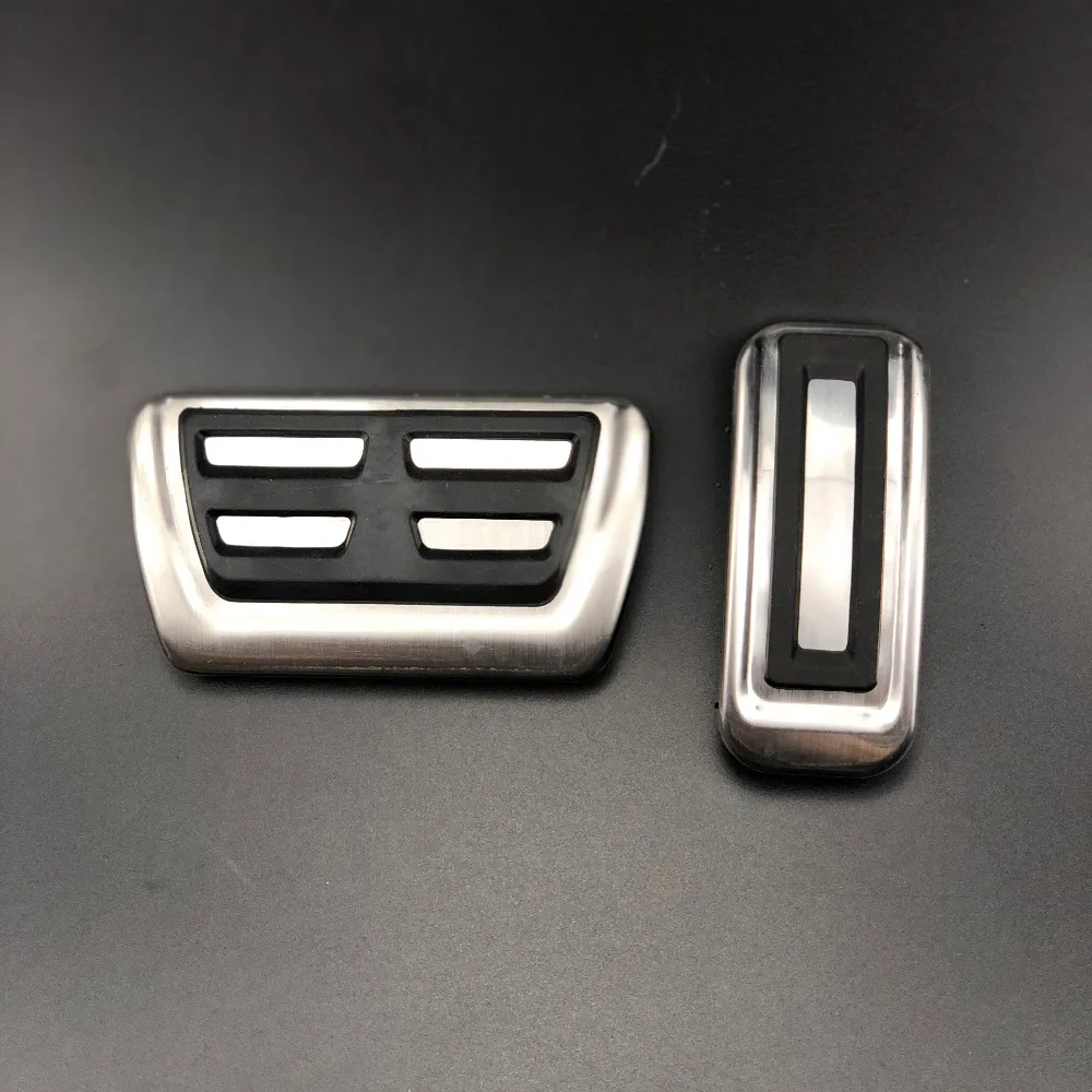Stainless Steel NO Drill Car styling Gas Fuel Brake clutch Pedal pad case for Mazda 3 M3 Mazda 6 M6 2003-2013