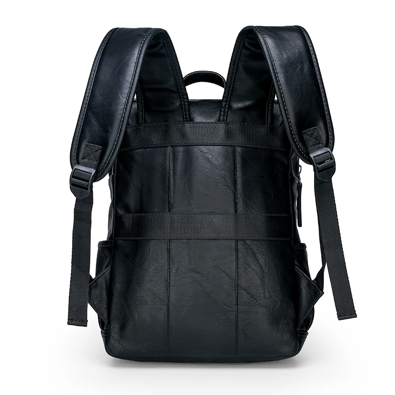 Модный мужской повседневный рюкзак для путешествий, школьный рюкзак для мужчин, вместительная роскошная сумка для подростков, Mochila, рюкзаки для ноутбука из натуральной кожи