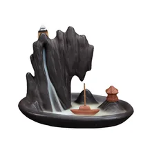 Fairyland водопад обратного потока благовония горелка Керамическая палочка держатель Офис Гостиная Декор Чайный домик орнамент конус курильница